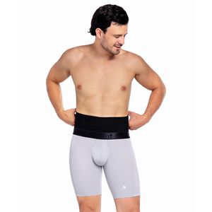 Bóxer estampado de control abdominal con varillas