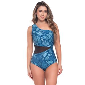 Vestido de baño con control en abdomen y tela resistente al cloro para mayor durabilidad