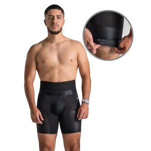 Bóxer de alta compresión abdominal con varillas laterales de soporte