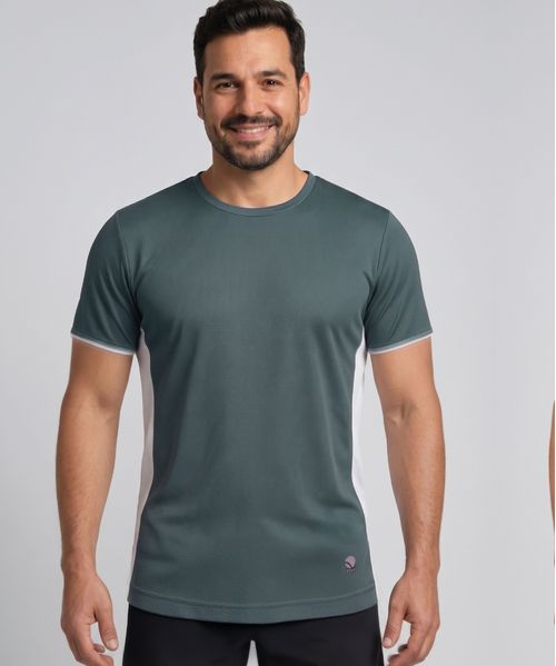Camiseta deportiva diseño doble manga